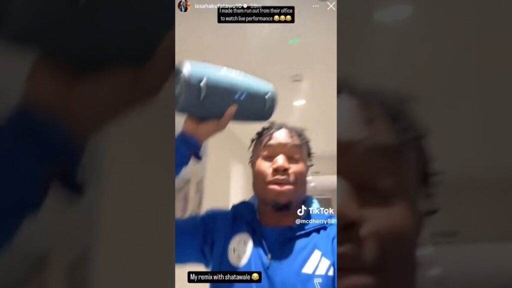 Fatawu Issahaku chilling as he speeds up his recovery 😅😅😅🔥🔥