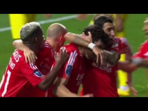 Gol incrível de Ángel Di María, Benfica x Braga (3-0) Todos os gols e destaques estendidos