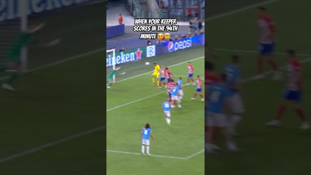 Goalkeeper scores in the 94th minute! 😍🤣