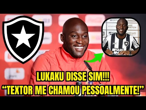 EXCLUSIVO!!! LUKAKO É DO BOTAFOGO! JOGADOR ASSINA CONTRATO DE 3 ANOS E PODE SER O NOVO CAMISA 10!!!