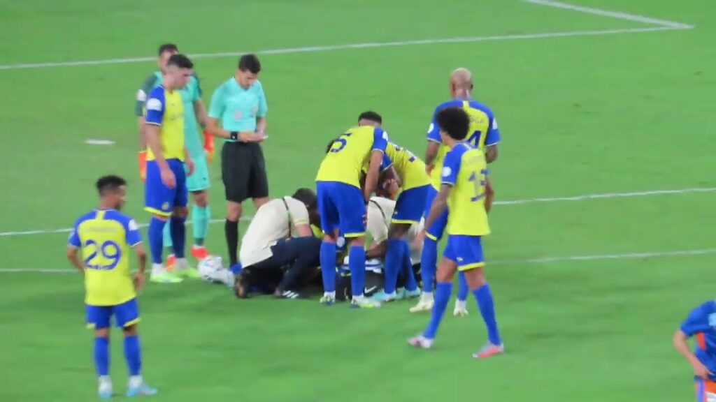 إصابة عبدالله مادو #النصر_الفيحاء #النصر