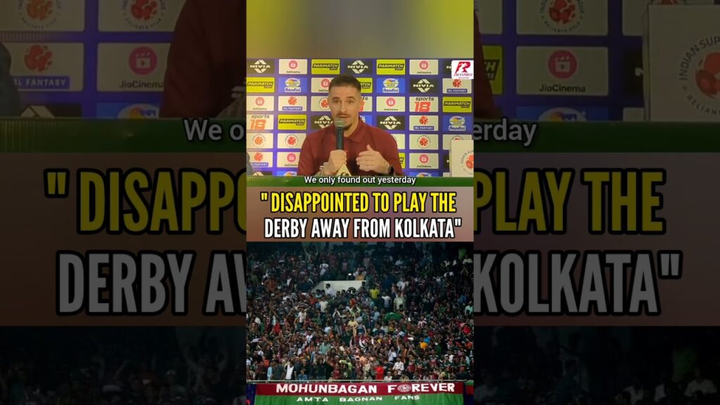 JAMIE MACLAREN PRESS CONFERENCE: "Disappointed to play away from Kolkata" #shorts #mohunbagan