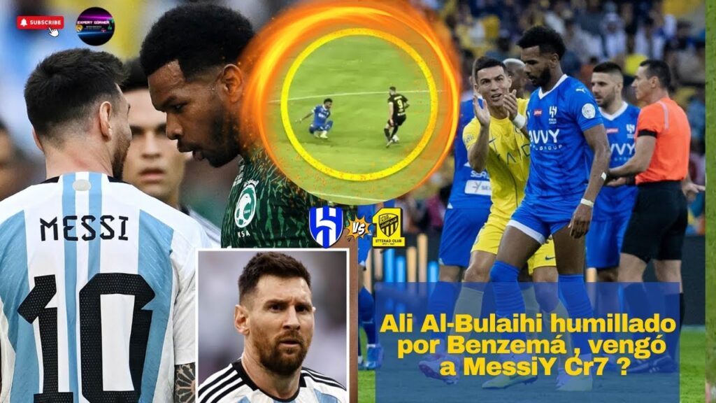 Ali Al-Bulaihi es humillado por Benzemá - Al Hilal Vs Al Ittihad