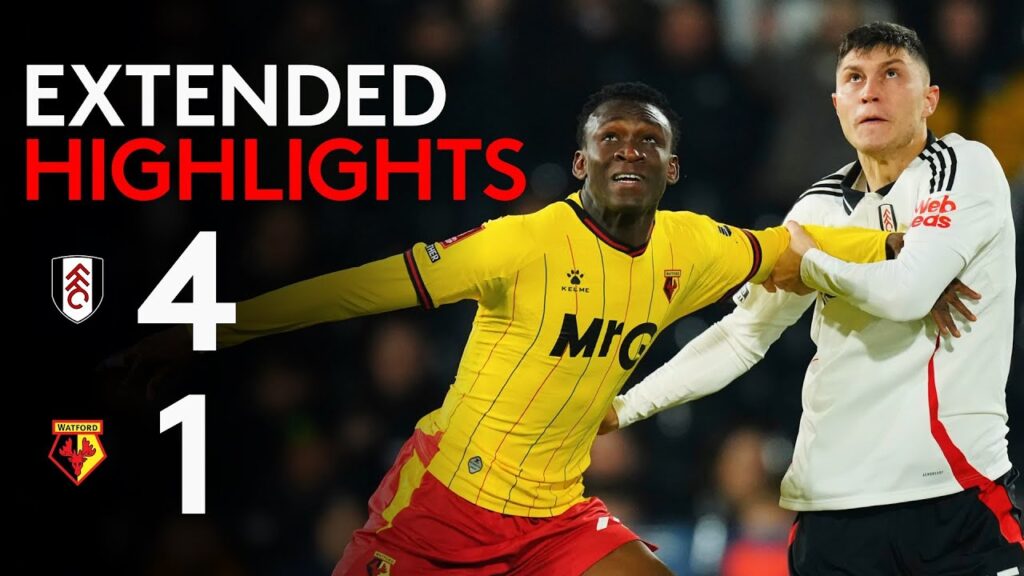 HIGHLIGHTS | Fulham 4-1 Watford | Progress In The Cup 🙌
