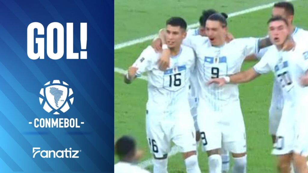 El gol de Matías Olivera para Uruguay contra Colombia por las Eliminatorias Sudamericanas 2026