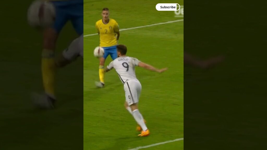 The Art of Scoring: Olivier Giroud's Best Goals #Shorts #soccer