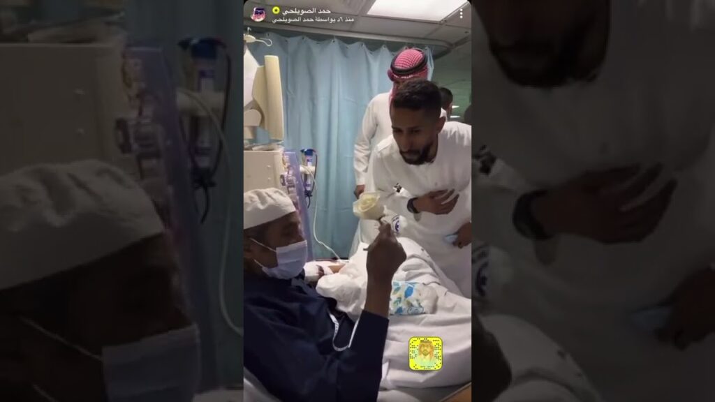 سلمان الفرج و المعيوف يزورون كبار السن _ردة فعله