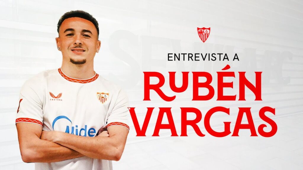 La primera entrevista a Rubén Vargas como sevillista La primera entrevista a Rubén Vargas como sevillista