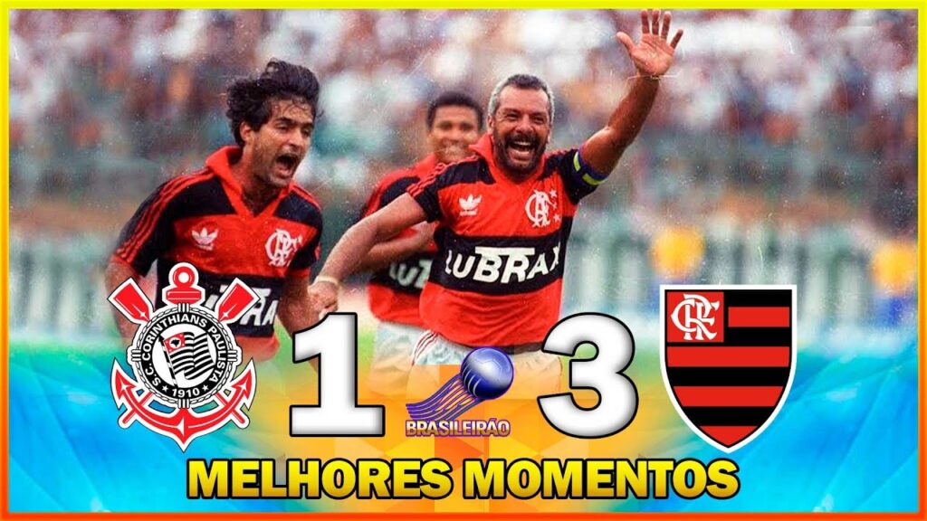 CORINTHIANS 1 X 3 FLAMENGO ● MELHORES MOMENTOS ● CAMPEONATO BRASILEIRO 1992 ● 13ª RODADA