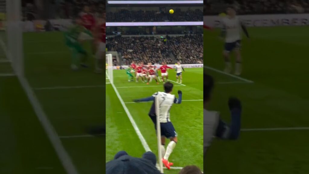 손흥민 HEUNG-MIN SON SCORES FROM A CORNER! "Olimpico" Tottenham v Manchester United: Carabao Cup