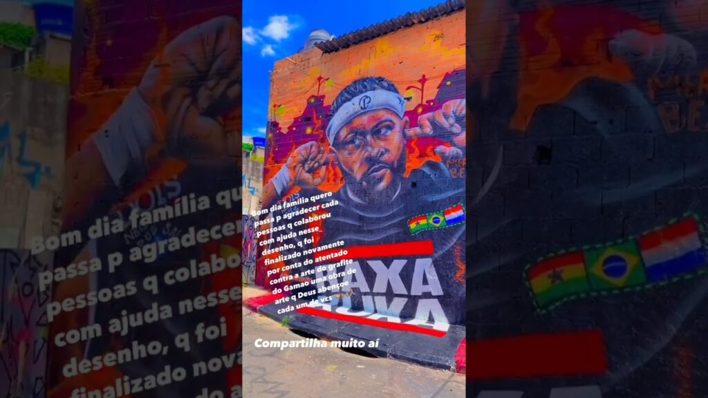 MURO DE MEMPHIS DEPAY EM SÃO PAULO É RESTAURADO