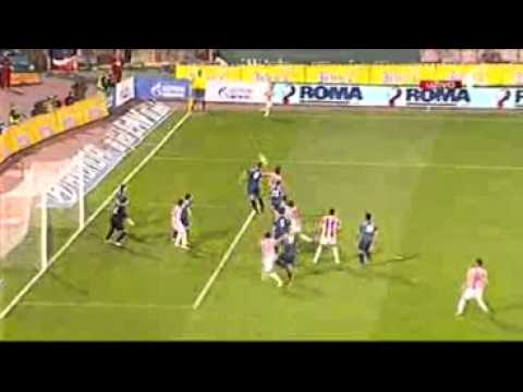 Crvena zvezda  Hajduk 3 0  vro gol Mladenovica 31.03.2012.