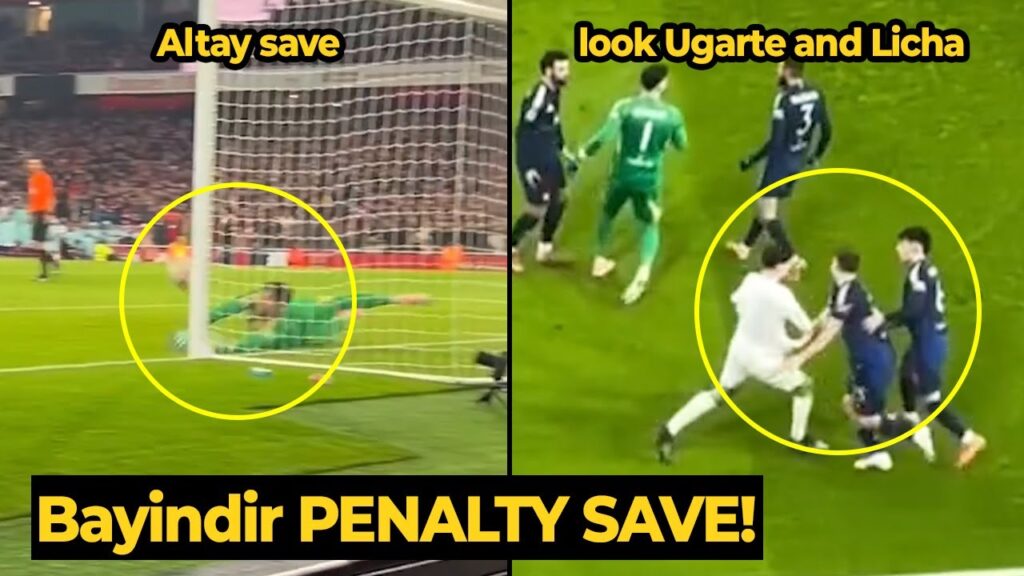 Ugarte and Lisandro Martinez PROVOKE Havertz after Altay Bayindir PENALTY SAVE against Arsenal