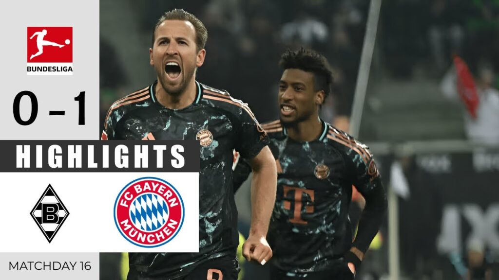 Borussia M'gladbach gegen Bayern München 0 - 1 | HIGHLIGHTS & GOALS | Bundesliga 2024/25