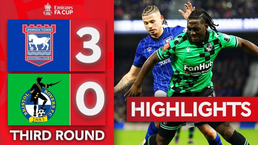 Kalvin Phillips Opens His Account! | Ipswich Town 3-0 Bristol Rovers | Emirates FA Cup 2024-25