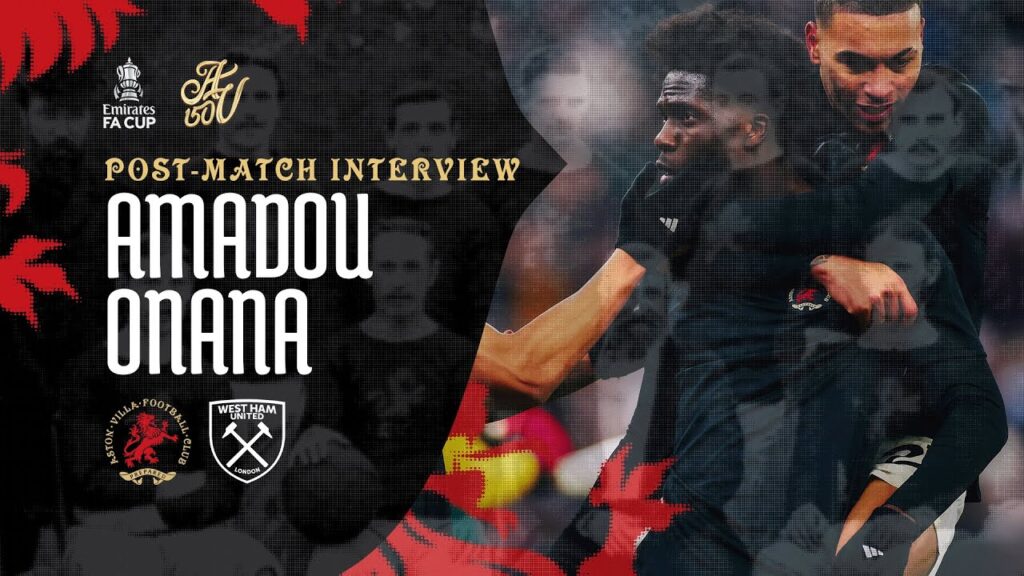 "It was really special" | Amadou Onana reflects on a special night for Aston Villa