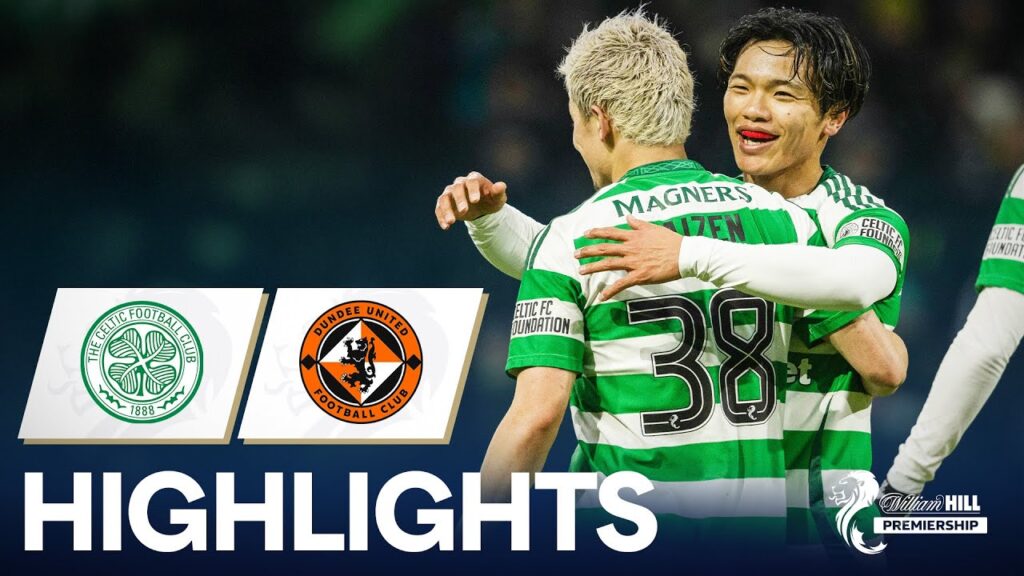 Celtic 2-0 Dundee United | Celtic Extend lead to 16 Points! | William Hill Premiership