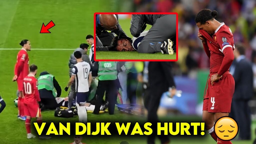 Van Dijk in Tears after Rodrigo Bentancur Collapses on the Pitch | Tottenham vs Liverpool Highlights