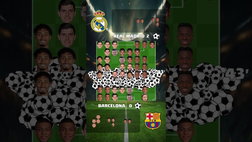 AI predicts Real Madrid VS Barcelona!!? #ai #footballshorts #prediction #realmadrid #barcelona