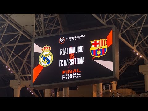 🔴 LIVE REAL MADRID CF vs FC BARCELONA | FINAL SUPER CUP 🔥