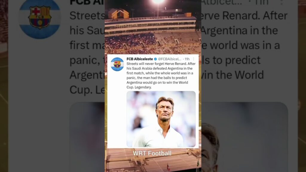 Herve Renard prediction on Messi and Argentina was insane #messi #lionelmessi #football