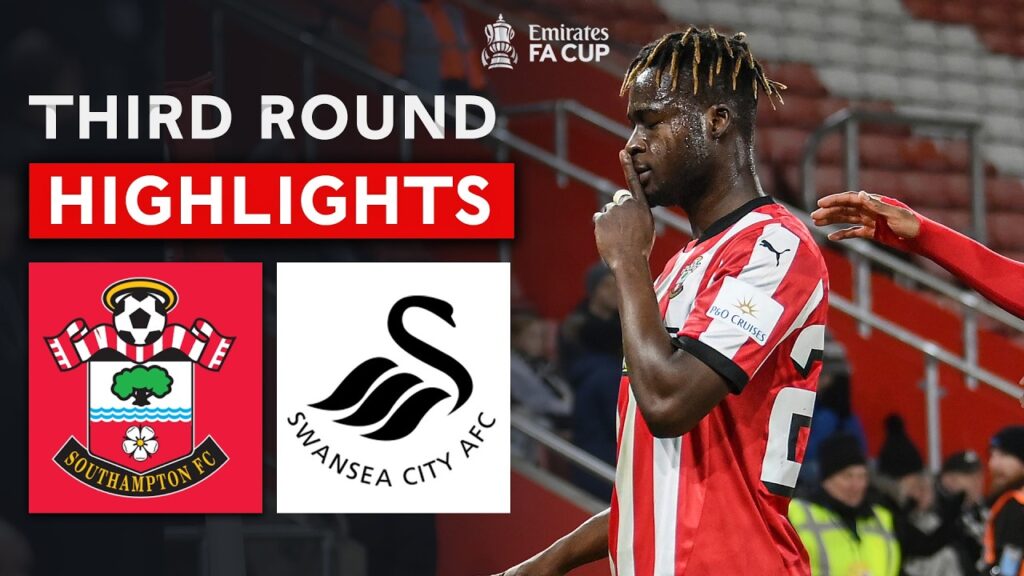 Sulemana's Chip & Tyler Dibling Scores Brace! | Southampton 3-0 Swansea | Emirates FA Cup 2024-25