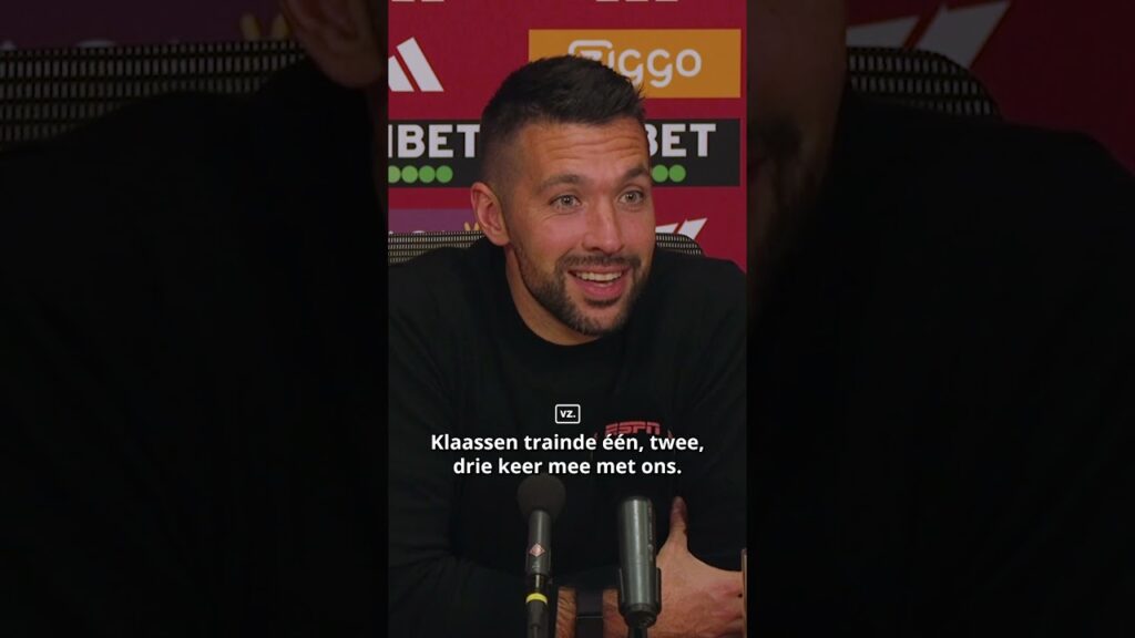 Francesco Farioli over de terugkeer van Davy Klaassen 🔙 #ajax #ajafor #klaassen #farioli