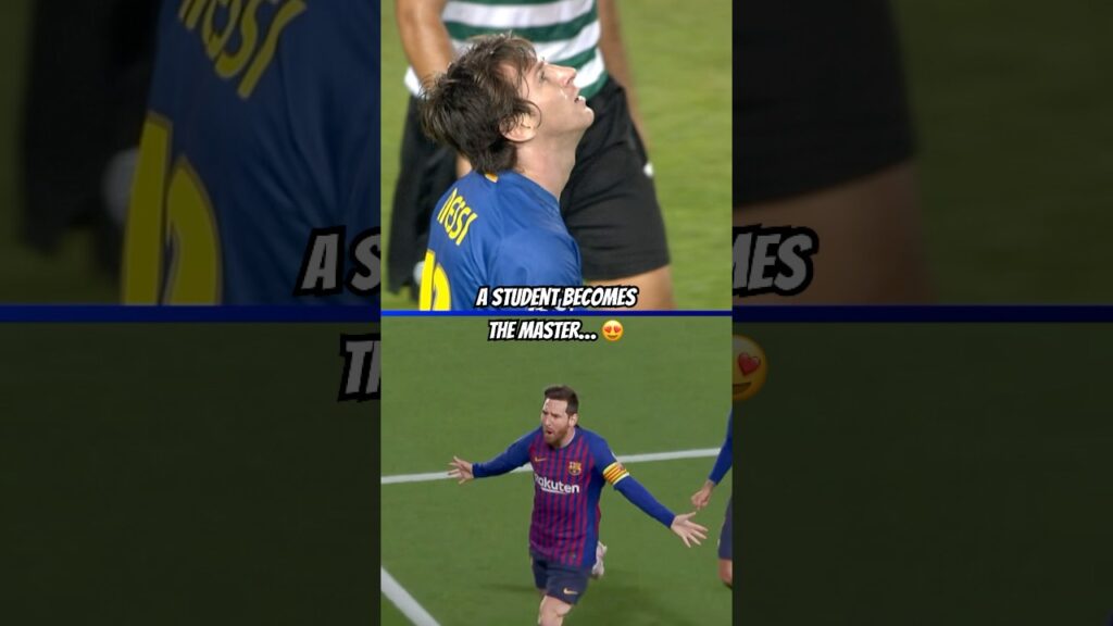 Messi became the master 👑
