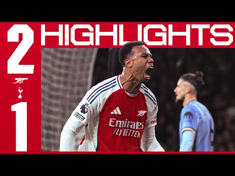 NORTH LONDON DERBY HIGHLIGHTS | Arsenal vs Tottenham Hotspur (2-1) | EPL |  Gabriel, Trossard