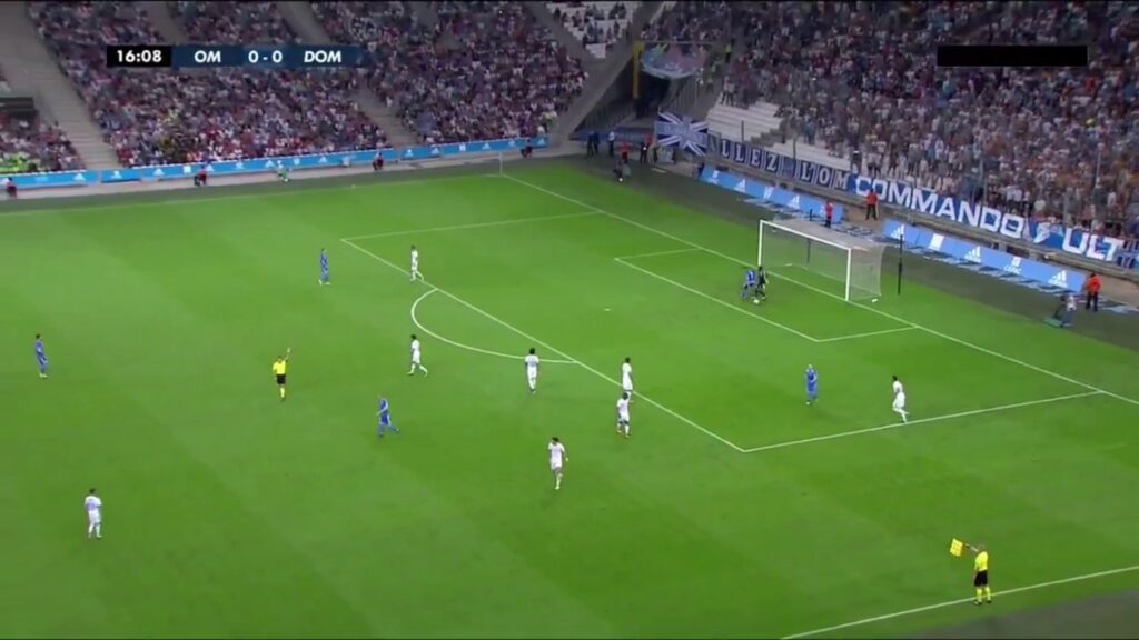 Le petit pont de Steve Mandanda ( Marseille - Domžale )