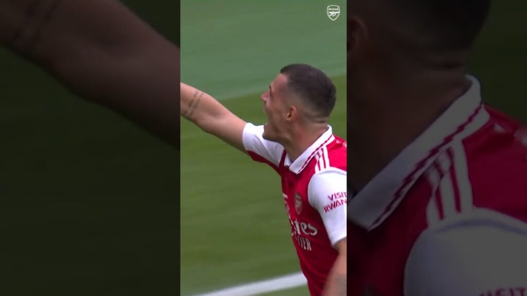 GRANIT XHAKA HAMMERS IT HOME AGAINST TOTTENHAM!