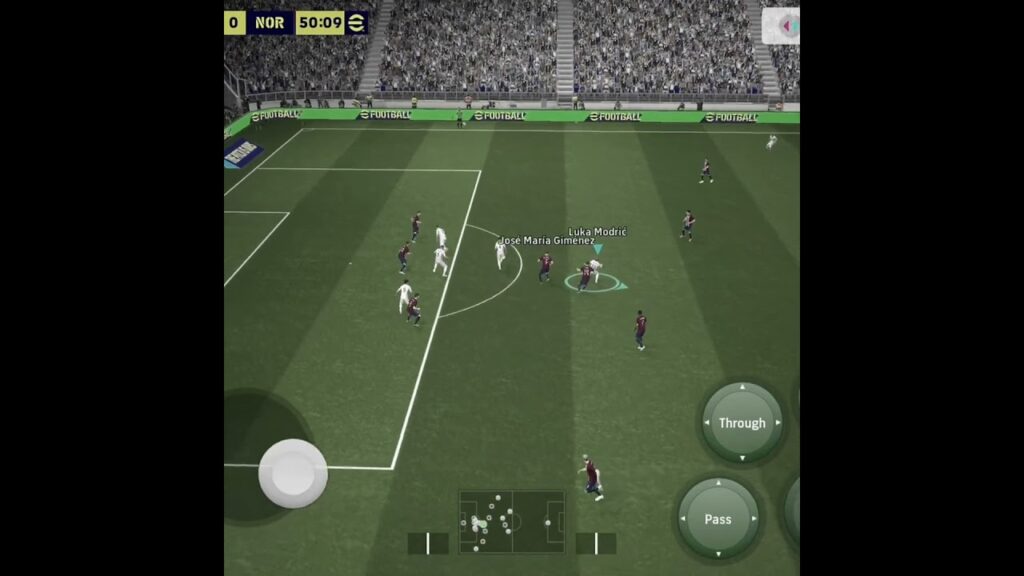 Luka Modric long shoot 🌪️🎯 #football #pesmobile #pes #modric