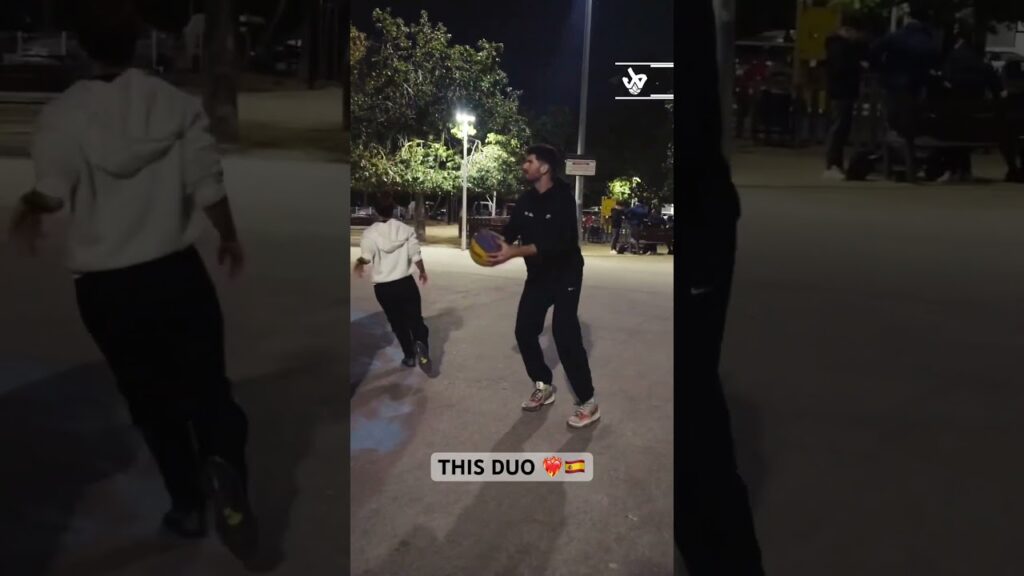 When Arigeli and Carlos Martinez 🇪🇸 randomly show up to your local playground 🤯 #3x3basketball