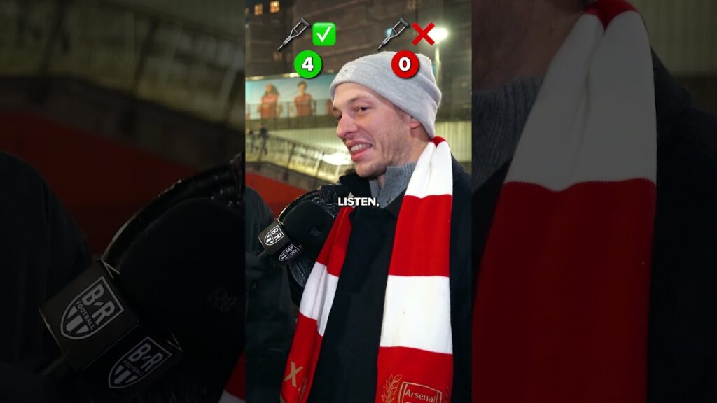 Would Arsenal fans spend six months on crutches to have Bukayo Saka back? 🩼 (w/ @MilesAddy)