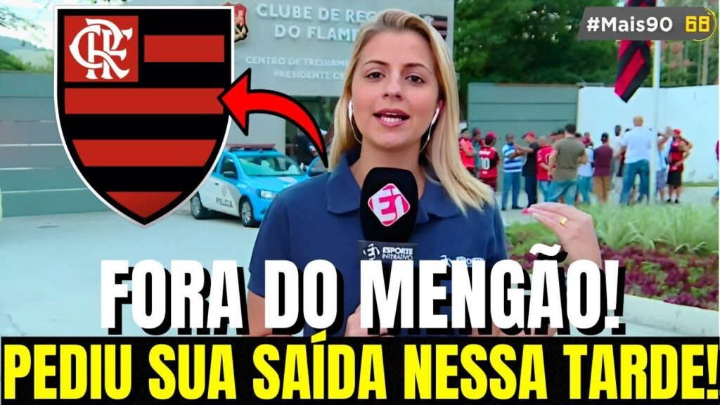 EXPLODIU AGORA! DEMISSÃO NO MENGÃO! ACABOU DE CONFIRMAR! NOTÍCIAS DO FLAMENGO!