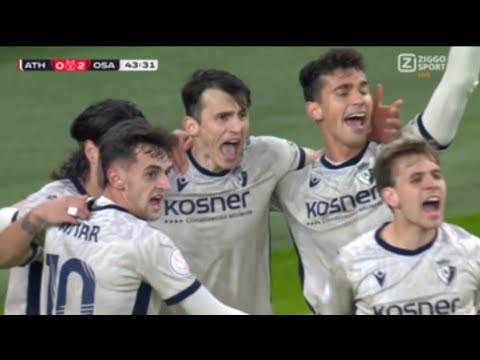 Gol de Ante Budimir, Athletic Club vs Osasuna (2-3) Todos los goles y resumen ampliado