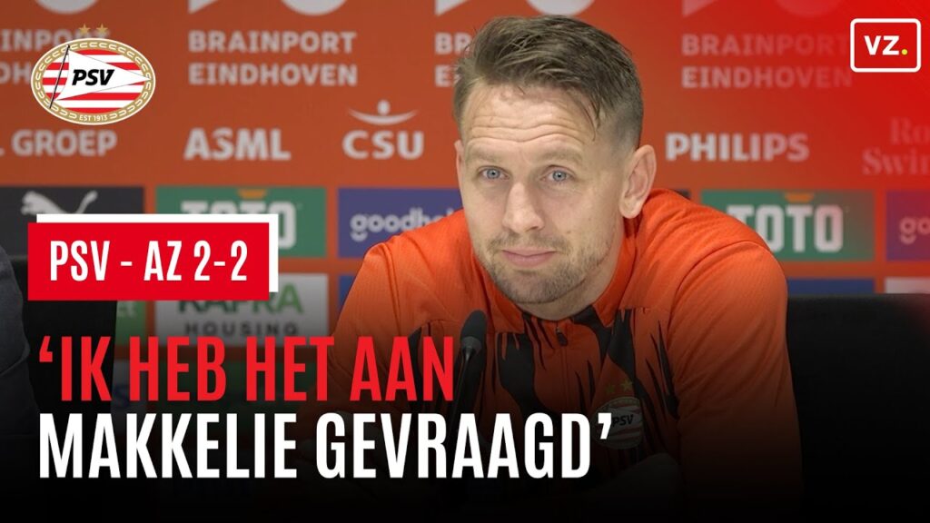 Luuk de Jong begrijpt scheidsrechter Danny Makkelie niet en pleit voor nieuwe regel (PSV - AZ 2-2)