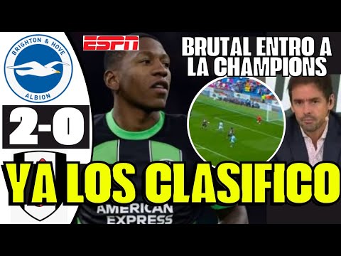 BRUTAL PERVIS ESTUPIÑÁN HIZO PARTIDAZO Y CLASIFICÓ A CHAMPIONS LEAGUE CON TREMENDO NIVEL SORPRENDE