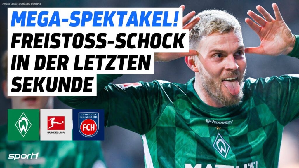 SV Werder Bremen – 1. FC Heidenheim 1846 | Bundesliga Tore und Highlights 17. Spieltag