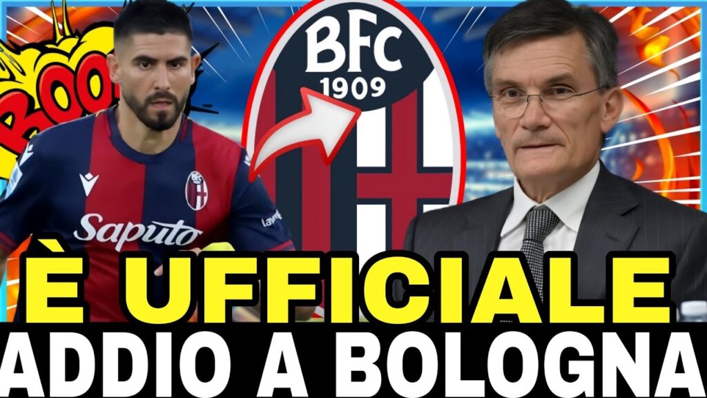 BOMBA DELL'ULTIMO MINUTO NELLA BOLOGNA! ERLIC DÀ ADDIO ALLA BOLOGNA! NOTIZIE BOLOGNA