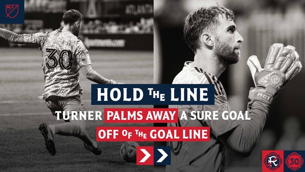 SAVE | Matt Turner sprawls to his right to make an unreal stop on Thiago Almada's free kick