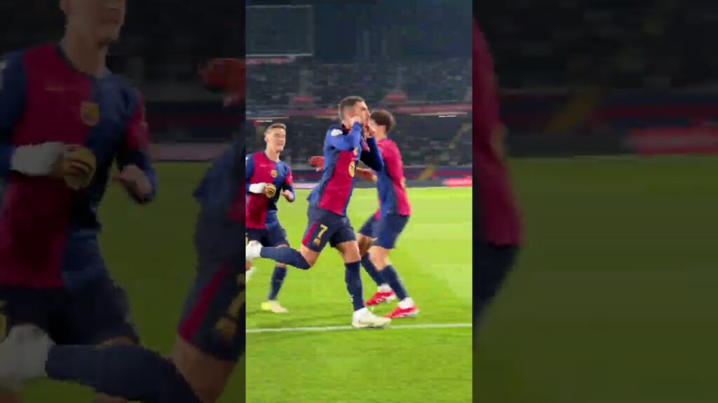 🦈 Ferran Torres scored the 5th! 🦈 #fcbarcelona #football #shorts