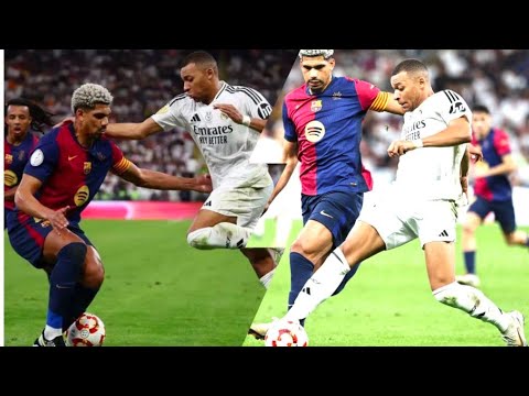 Ronald Araújo vs Mbappe and vini jr