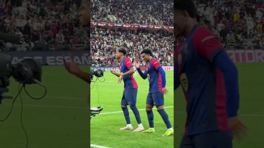 "Dance" is trending now 🕺  #fcbarcelona #LamineYamal #Balde #football #elclasico #shorts