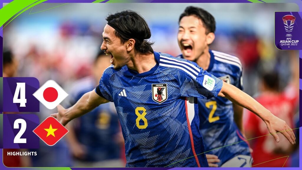 #AsianCup2023 | Group D : Japan 4 - 2 Vietnam