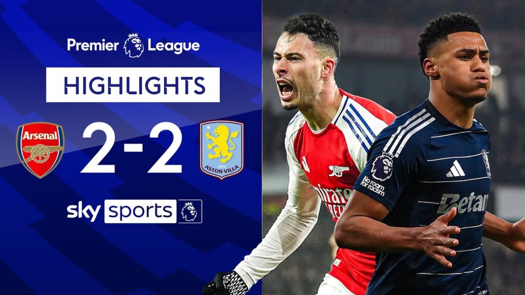 Watkins dents Gunners title hopes AGAIN! | Arsenal 2-2 Aston Villa | Premier League Highlights