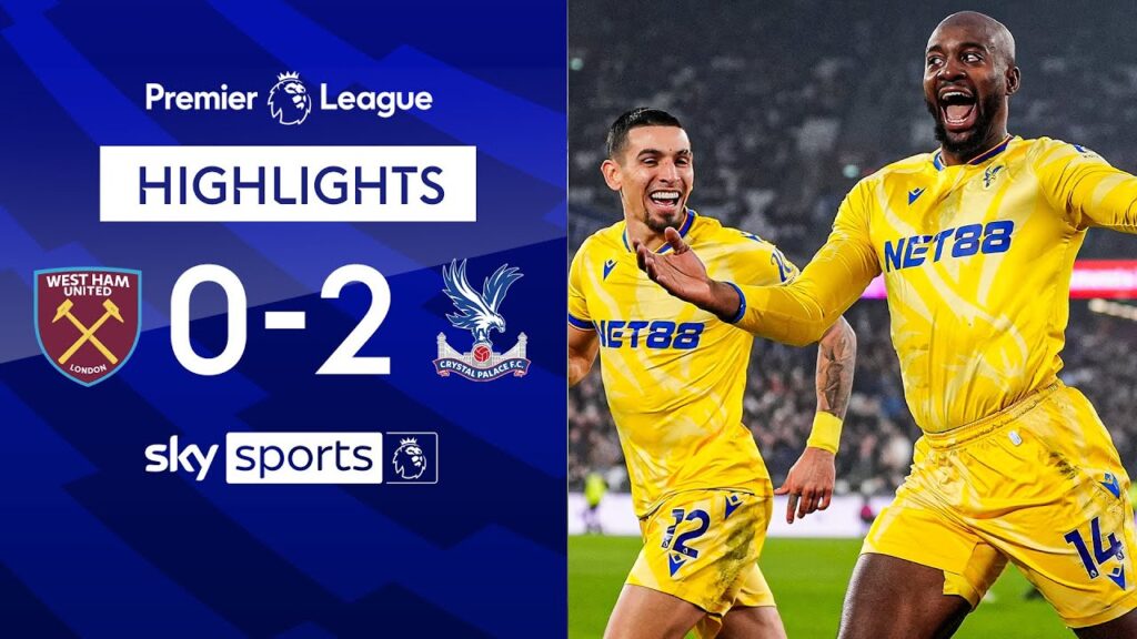 Mateta at the double as Eagles SOAR up to 12th! 📈 | West Ham 0-2 Crystal Palace | EPL Highlights