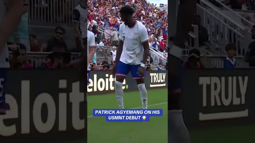 Patrick Agyemang scored his first international goal on his debut for USMNT—and what a goal it was ✨