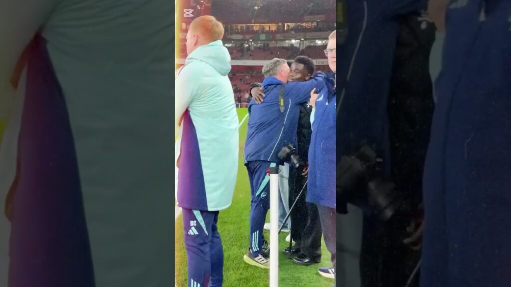 Bukayo Saka & Ethan Nwaneri In Attendance  Ahead Of North London Derby Match Against Tottenham