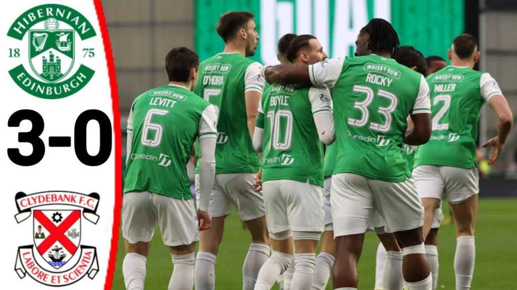 Hibernian vs Clydebank (3-0) Martin Boyle Goal, All Goals and Extended Highlights